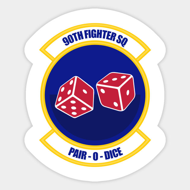 90th Fighter Squadron Sticker by Tailgunnerstudios